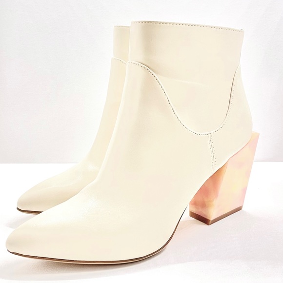 CIRCUS BY SAM EDELMAN — HALSEY MODERN WESTERN ANKLE BOOTS, CHUNKY HEEL, US 7 - Picture 6 of 12